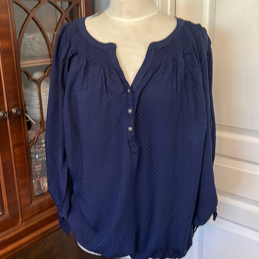 Blue Dress Barn Blouse, size 1X